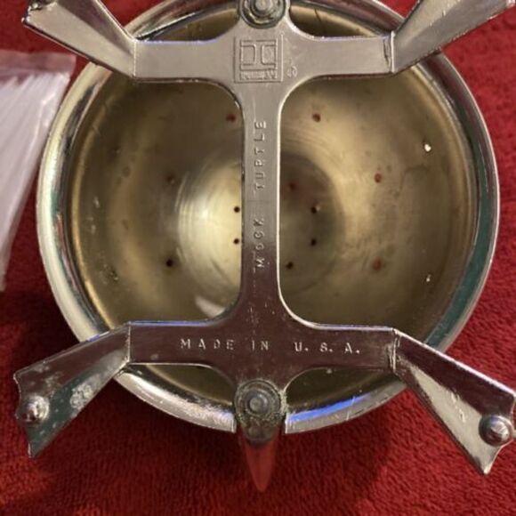 VINTAGE MID CENTURY IRWINWARE MOCK TURTLE Hors D'oeuvre SERVER 1974 USA NEW - Picture 4 of 4